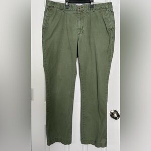 Vineyard Vines Men's Slim Fit Breaker Pants 38x30 Olive Green Khaki Chino Preppy